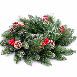 UMIND Vente en gros Prix d'usine Guirlande <span class=keywords><strong>de</strong></span> Noë<span class=keywords><strong>l</strong></span> artificielle en PVC décorée <span class=keywords><strong>de</strong></span> Noë<span class=keywords><strong>l</strong></span> <span class=keywords><strong>pour</strong></span> la décoration intérieure et extérieure - Product Image 2