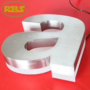 Outdoor commercial sign lighting advertising vacuum forming light letter
