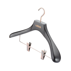Nouveaux cintres en bois avec épaules larges, <span class=keywords><strong>cintre</strong></span> supérieur pour pantalons - Product Image 2