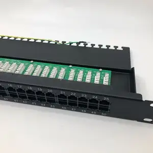 Fabbricazione telefono Cablaggio 50 porta Cat3 Telefono UTP Patch Panel Voce