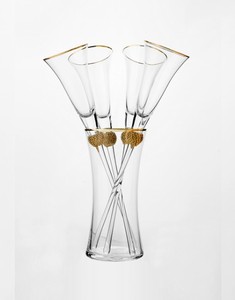 Raymond nuevo diseño de Madre de champán cristal playa de vidrio de vino - Product Image 1