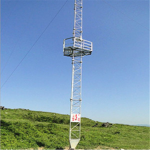 NGOÀI TRỜI 3g Viễn Thông lò vi sóng tháp ăng ten 60M 80M <span class=keywords><strong>90M</strong></span> 100M 120m phạm vi mạ kẽm lưới thép guyed tháp làm bằng thép góc - Product Image 5