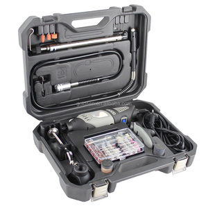 Tolhit <span class=keywords><strong>Dremel</strong></span> Công Cụ Mini Chết Máy Xay Phụ Kiện Thiết Lập Với Flex Trục Điều Khiển Điện Cao Điện Điện Quay Khoan Kit 131Pcs 170W - Product Image 1
