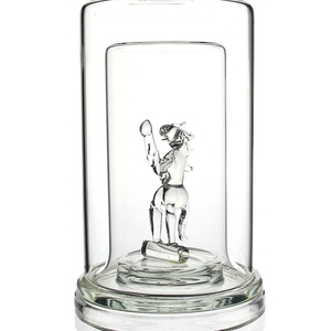 Botella de Vidrio de Borosilicato Alto, Botella de Whisky de Vidrio con Decoración de Caballo - Product Image 4