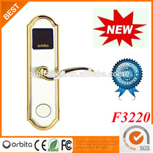 seguridad cerradura de la puerta para <span class=keywords><strong>el</strong></span> hotel de aleación de zinc con color <span class=keywords><strong>dorado</strong></span> correderas cerradura de la puerta - Product Image 5