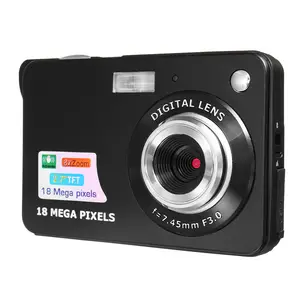 Kamera Mini Portabel 2.7 Inci, 720P 18MP Perbesaran 8x TFT LCD H-I Kamera Digital Kamera Perekam Video DV Anti Guncangan Foto untuk Hadiah Anak-anak