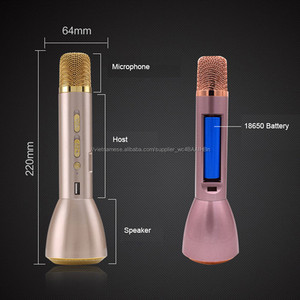 <span class=keywords><strong>K088</strong></span> Ma Thuật Karaoke Microfone K Bài Hát <span class=keywords><strong>Portable</strong></span> Wireless Bluetooth <span class=keywords><strong>Microphone</strong></span> Với Bluetooth Công Suất Loa Trời KTV - Product Image 5