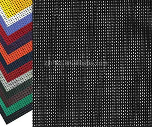 Độ bền cao đầy màu sắc Vinyl tráng Polyester lưới (vcp) chống cháy 9x9 dọc dệt kim lưới - Product Image 2