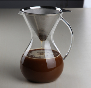 Caffettiera riutilizzabile in acciaio inox con caraffa in vetro per i tuoi set da tè e caffè - Product Image 6