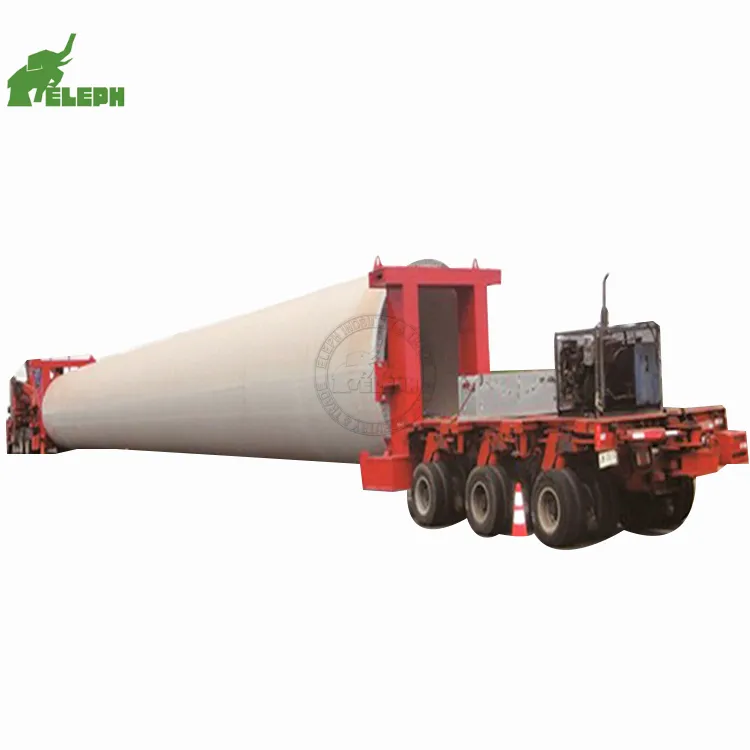 Penarik Dolly Hidrolik Pipa Besar/Jembatan Transport Girder Trailer untuk Kazakhstan