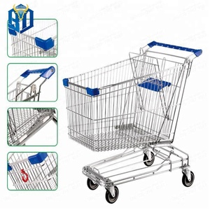 Chariot de courses à roulettes, matériaux utilisés pour les chariots de courses, <span class=keywords><strong>dimensions</strong></span> du chariot de <span class=keywords><strong>supermarché</strong></span> - Product Image 2