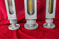LZBS verre tube rotamètre débitmètre d'eau d'air de gaz de mesure de pipeline en verre rotamètre