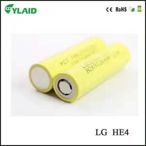 2016 En stock LG HG2 18650 3000mah batterie mise à jour LG HE4 batterie LG hg2 / LG HB6 / LG HE4 18650 batterie