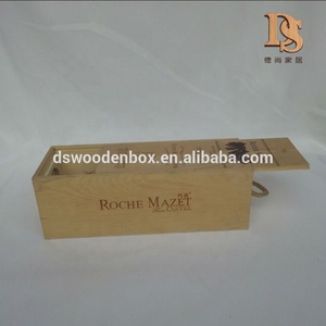 Bouteille de vin en bois verre paquet boîte-cadeau Gin <span class=keywords><strong>Tequila</strong></span> Champagne liqueur alcool trésor boîtes d'emballage - Product Image 2