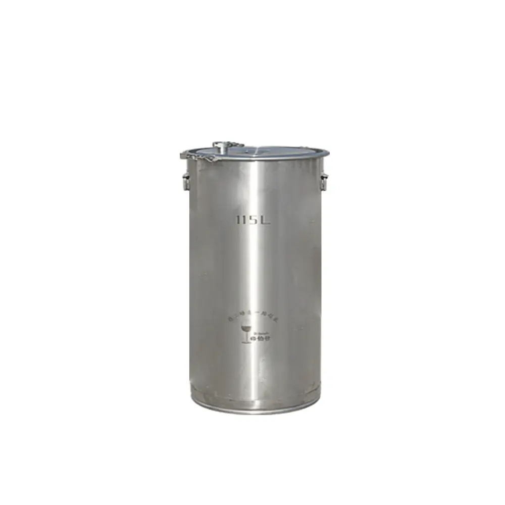 115L Thép Không Gỉ Fermenter Thiết Bị Rượu Vang, Juice Storage Tank, Trái Cây Juice Tank