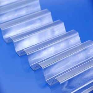 Tôle de <span class=keywords><strong>polycarbonate</strong></span> <span class=keywords><strong>ondulée</strong></span> transparente de 1,2 mm d'épaisseur pour fixation en usine - Product Image 5