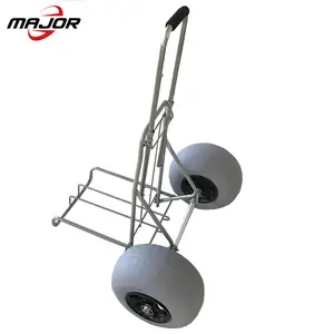 Challenger Mobility Folding Beach Cart Large Balloon Tires Sand and Beach cart Trolley