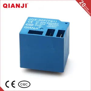 QIANJI Boutique En Ligne Chine Usine JQX-16F 30A 12 V Miniature PCB Puissance Relais T91