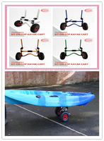 Yonk Deluxe Aluminium Sit-On-Top Kayak Trolley Chariot Roue Poignée Réglable Personnalisable Roll Container Structure OEM Support