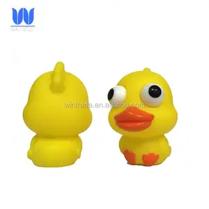 Soft animal toys pop eye animal toy squeeze duck big eye pop out