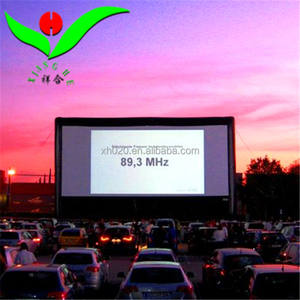 Grand écran de cinéma gonflable Portable, 16ft, Commercial, extérieur, projecteur de film, lumens - Product Image 1