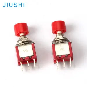 PS-202 6mm Mini Push Button Switch Red Green 6 Pin