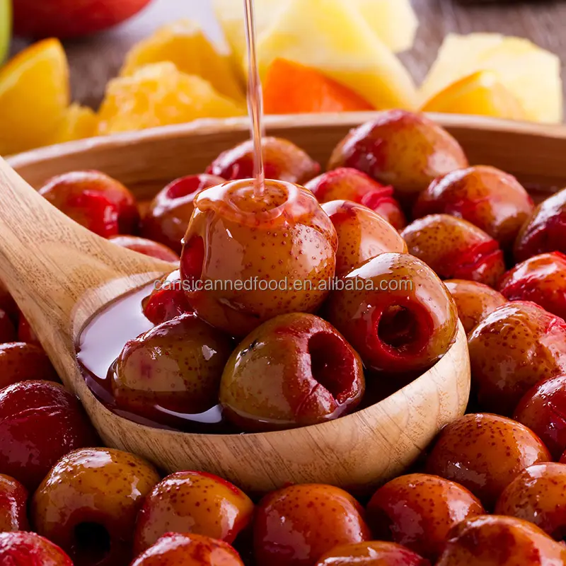 Aliments en conserve En Conserve Fraîches D'aubépine en Sirop Léger ou Lourd