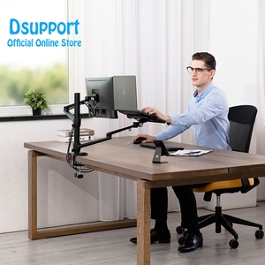 Support d'ordinateur portable à double bras <span class=keywords><strong>en</strong></span> aluminium réglable <span class=keywords><strong>en</strong></span> <span class=keywords><strong>hauteur</strong></span> 17-32 \ "12-17 \" OLL-3L bras de <span class=keywords><strong>moniteur</strong></span> double 17-32 pouces Stock de <span class=keywords><strong>moniteur</strong></span> - Product Image 3