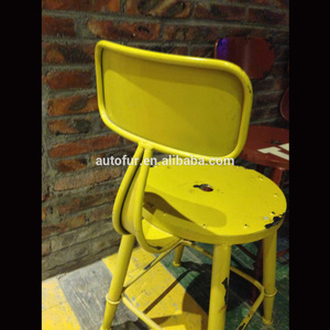 Antique Retro <span class=keywords><strong>Marais</strong></span> Rustic Finish Metal <span class=keywords><strong>Bar</strong></span> Stool - Product Image 6