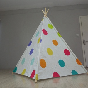 Tente en toile de coton pour enfant, jouet <span class=keywords><strong>tipi</strong></span>, jeu pour bébé, jouet - Product Image 5