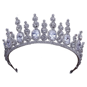Diadème de reine de beauté personnalisé couronnes de diadème de reconstitution historique Miss America à vendre - Product Image 6