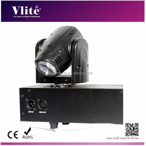 ไฟเวที VLITE 4 หัว 4 x 10W แสงสีขาวแบบลำแสง LED เคลื่อนที่ได้ 9/28 ช่องสัญญาณ DMX ปรับความสว่างได้ 0-100% มุมลำแสง 8 องศา ได้รับการรับรองมาตรฐาน CE - Product Image 5