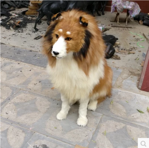 Pelliccia sintetica divertente artificiale cane vero mannequin per la visualizzazione - Product Image 4