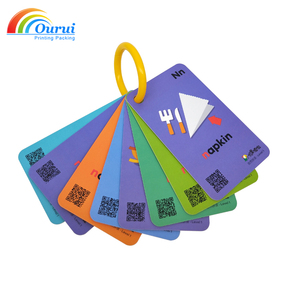 Custom Flash Card Printing Services Flash Card Game With Box packing