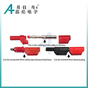 Jialun Nickel Plated Brass 4Mm An Toàn Stackable Catii 600V/32A Chuối Cắm - Product Image 4