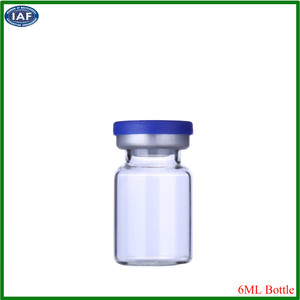 Botella de vidrio con pico de 6 ml pequeñas botellas de vidrio frascos con tapa de plástico de botellas de vidrio - Product Image 4