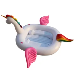 6 Người Khổng Lồ Hồ Bên Bè Unicorn Khổng Lồ Inflatable Nước Flamingo Pool Float Đảo Inflatable Động Vật Thuyền Float