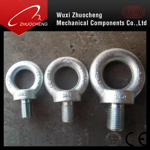 Galvanized Bolts M12 C15/C15E Carbon Steel Forged Galvanized Din580 Lifting Eye Bolt