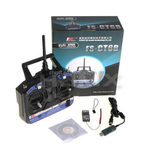 FS-CT6B émetteur-récepteur RC modèle <span class=keywords><strong>radio</strong></span> 6 canaux pour drone quadrirotor avion hélicoptère - Product Image 1