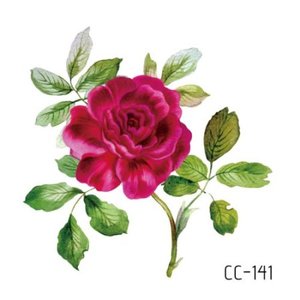 88 Diversi Adesivi Temporanei di Bellezza e Moda con Fiori di Rosa e Farfalle per Tatuaggi sulla Schiena per Ragazze e Donne - Product Image 5