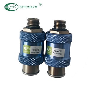 HSV-15 фланец потока регулируемого клапана из алюминия 3/2 Трехходовой Женский Мужской G1/2 "поток воздуха с ручным управлением золотника - Product Image 2