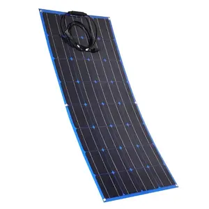 China hersteller 100 Watt 12 Volt Flexible Monocrystalline Light gewicht Solar Panel