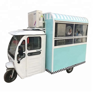 Carro Eléctrico Multifuncional de Tres Ruedas para Venta de Flores/Comida/Remolque de Comedor - Product Image 2