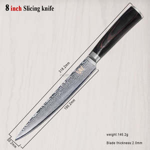 Cuchillo <span class=keywords><strong>de</strong></span> Cocina Chino con Mango <span class=keywords><strong>de</strong></span> Mokume y Hoja <span class=keywords><strong>de</strong></span> <span class=keywords><strong>Damasco</strong></span> - Product Image 6