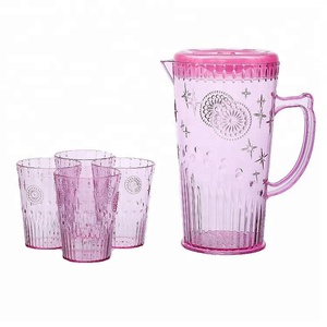 Commercio all'ingrosso E Blu Bere <span class=keywords><strong>Acqua</strong></span> di Raffreddamento di <span class=keywords><strong>Acqua</strong></span> di <span class=keywords><strong>Plastica</strong></span> Brocche Con Coperchio Dalla Cina - Product Image 2