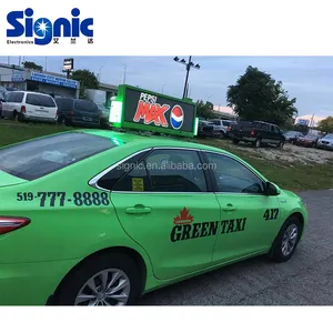 Ee.uu. vídeo RGB P5mm taxi Top LED para logo/marca publicidad con 3G/WIFI control
