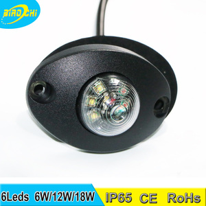 Personnaliser 6 Led mini-avertissement lumières IP67 multi mount ambre et blanc eagle eye <span class=keywords><strong>refuge</strong></span> lumières stroboscopiques - Product Image 2