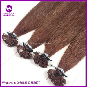 Extensiones de cabello rizado con cutícula completa, 0,5g, 0,7g, 0,8g, 1g, 2g/hebra, 100% virgen, Remy - Product Image 4