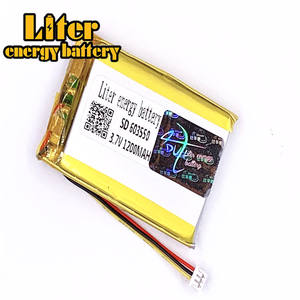 Connector 1,25-<span class=keywords><strong>3</strong></span> p <span class=keywords><strong>3</strong></span>,7 V 603550 1200 mAh rechargeable LiPo battery solar Li ion polymer lithium battery with PCM - Product Image 1