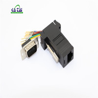 RJ11 إلى DB9 أنثى وحدات محول rj11 إلى rs232 موصل. Rj12 إلى DB9 الذكور أو شاحن أنثي